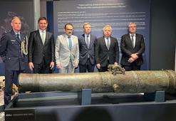 Söküme gelen gemiden çıkan bronz top, Kültür Sanat Fabrikası'nda sergileniyor