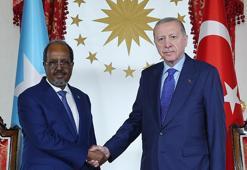 Cumhurbaşkanı Erdoğan, Somali Cumhurbaşkanı Hasan Şeyh Mahmud ile bir araya geldi