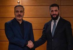 Suriye Cumhurbaşkanı Şara, Bakan Fidan'ı kabul etti