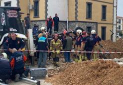 Manisa'da kanalizasyon çalışmasında göçük; 1 ölü