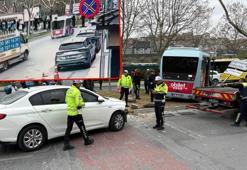 Beyoğlu'nda 5 kişinin yaralandığı dolmuş kazası kamerada