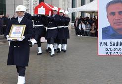 Kanserden hayatını kaybeden polis memuru için uğurlama töreni