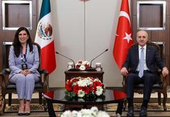 TBMM Başkanı Kurtulmuş, Meksika Temsilciler Meclisi Başkanı Rabadan ile bir araya geldi