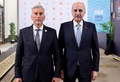 TBMM Başkanı Kurtulmuş, Bosna Hersek Halklar Meclisi Başkanı Ademoviç ile bir araya geldi