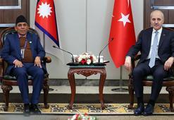 TBMM Başkanı Numan Kurtulmuş, Nepal Ulusal Meclis Başkanı Dahal ile bir araya geldi