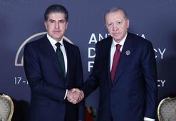 Cumhurbaşkanı Erdoğan, IKBY Başkanı Barzani'yi kabul etti