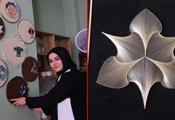 Evinin balkonunda başladığı filografi sanatını açtığı atölyesinde sürdürecek