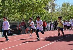 Çocuklar farkındalık için koştu