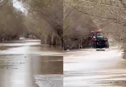 Baraj kapakları açılınca Kızılırmak taştı, köyü su bastı
