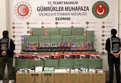 Kapıkule'de 33 milyon 179 bin liralık kaçak eşya ele geçirildi