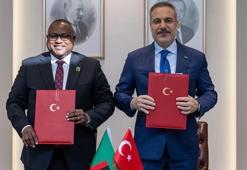 Bakan Fidan, Zambiyalı mevkidaşı Haimbe ile görüştü