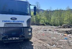 Rize'de açık alana çöp döken Fındıklı Belediyesi'ne 2,3 milyon lira ceza