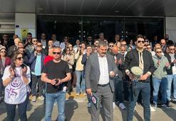 Karşıyaka Belediyesi'nde memurlardan tam gün iş bırakma eylemi