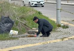 Sivas'ta yol kenarında havan topu mermisi bulundu