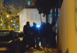 Pendik'te asker eğlencesinde iki grup arasında çıkan kavga kamerada
