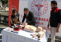 Samsun’da ani kalp durmalarına karşı 3 noktaya yerli şok cihazı yerleştirildi