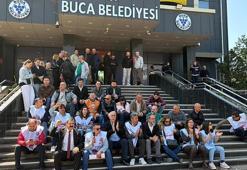 Buca Belediyesi'ndeki memurların eylemi sürüyor