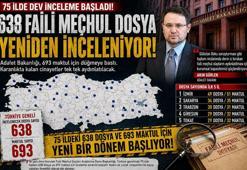Adalet Bakanlığı: 75 ilde 638 faili meçhul dosya incelemeye alındı