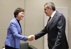 Bakan Tekin, Çin İnsan Kaynakları Sosyal Güvenlik Bakanı Wang ile görüştü