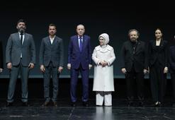 Cumhurbaşkanı Erdoğan ‘Bir Adam Yaratmak’ filminin galasına katıldı