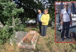 11 yıldır yurt dışında baktıkları köpekleri Zonguldak'ta otomobil çarpması ile öldü; mezar yaptırdılar
