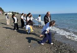 Kardeş okul projesiyle Diyarbakır’dan Samsun’a gelen öğrenciler ilk kez deniz gördü