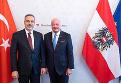 Dışişleri Bakanı Fidan, Avusturya Şansölyesi Stocker ile görüştü