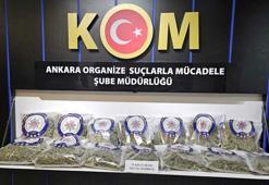 Ankara'da 25 kilo skunk ele geçirildi; 2 gözaltı
