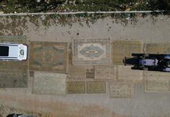 Yollarda eskitilip, antika görünümü kazandırılan Demirci halıları, Avrupa'ya ihraç ediliyor