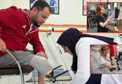 Gazileri hayata bağlayan merkez