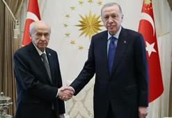 Cumhurbaşkanı Erdoğan, Bahçeli'yi kabul etti
