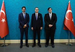 Ömer Çelik, Katar Büyükelçisi Al-Henzap ve Başkatip Al-Thani ile görüştü