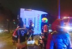 Balıkesir'de yolcu otobüsü devrildi; 3 ölü, 30 yaralı