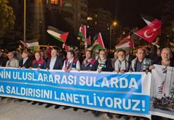 ABD Büyükelçiliği önünde, İsrail'in Sumud Filosu’na yönelik müdahalesi protesto edildi