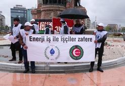 HAK-İŞ'ten Taksim'de basın açıklaması