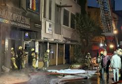 Bayrampaşa’da plastik malzeme satışı yapılan 5 katlı iş yerinde yangın