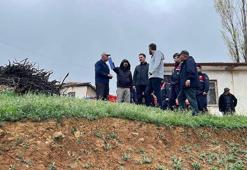 Kırıkkale'de sağanak sonrası toprak kayması; 9 yapı hasar gördü