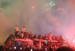 Süper Lig'e yükselen Amed Sportif Faaliyetler, Diyarbakır'da coşkuyla karşılandı