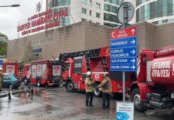 Sarıyer’de hastanenin acil servisinde çıkan yangın paniğe neden oldu