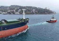 İstanbul Boğazı'nda makine arızası yapan gemi kurtarıldı