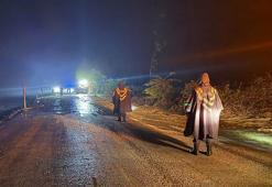 Tokat’ta sağanak ulaşımı aksattı