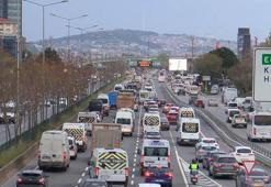 İstanbul'da haftanın ilk iş günü trafik yoğunluğu