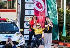 Türkiye'nin ilk engelli kadın ralli pilotundan Bodrum Rallisi’nde çifte derece