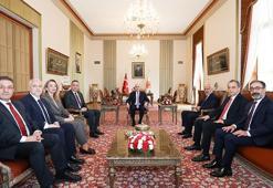 TBMM Başkanı Kurtulmuş, TBB Başkanı Sağkan ile görüştü