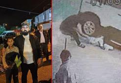 Ezilmekten kurtarılan Hamza, kahramanıyla buluştu