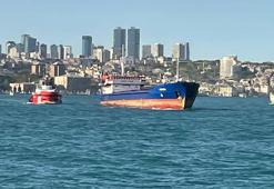 İstanbul Boğazı'nda makine arızası yapan gemi kurtarıldı