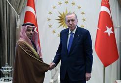 Cumhurbaşkanı Erdoğan, Suudi Arabistan Dışişleri Bakanı Faysal'ı kabul etti