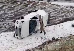 Ardahan’da askeri araç devrildi: 2 astsubay yaralandı