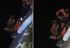 Seyhan Nehri'ne düşen kadını itfaiye ekibi kurtardı
