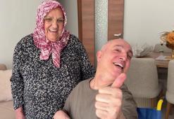 78 yaşındaki annenin hayali gerçek oldu; hediye edilen evde bakımını üstlendiği oğlu güneşi gördü